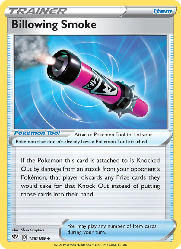 Billowing Smoke - Pokémon TCG Card