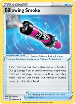 Billowing Smoke - pokemon TCG Card