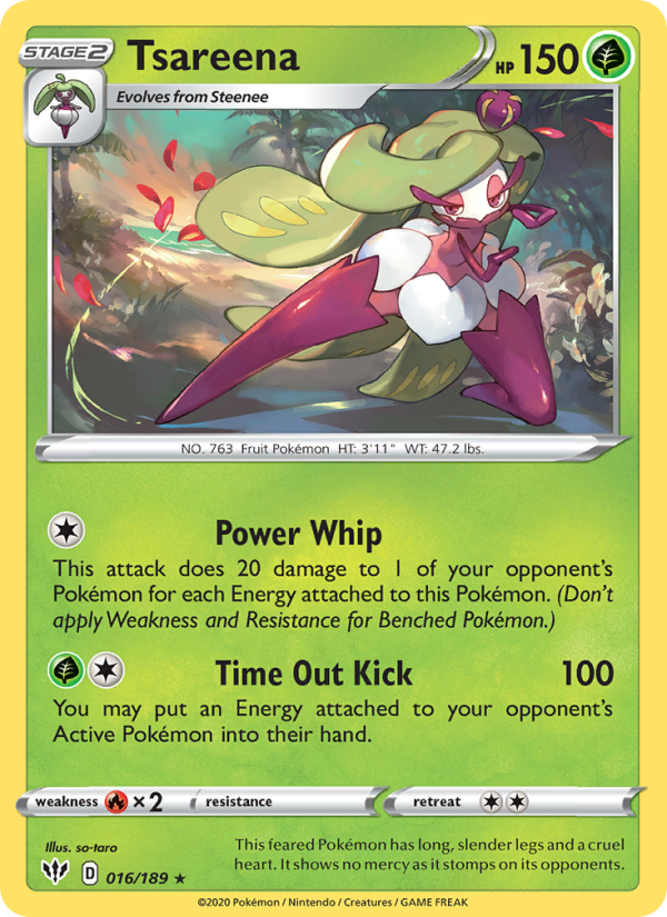 Tsareena - Pokémon TCG Card