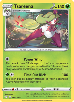 Tsareena - pokemon TCG Card