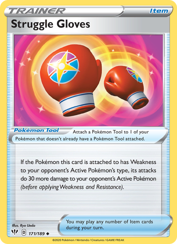 Struggle Gloves - Pokémon TCG Card