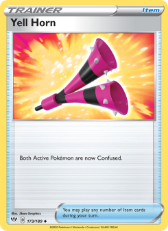 Yell Horn - pokemon TCG Card