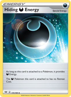 Hiding Darkness Energy - pokemon TCG Card