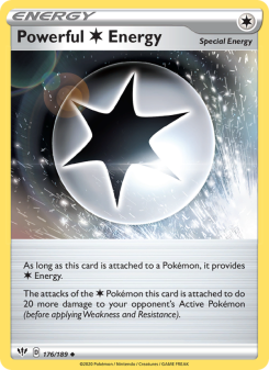 Powerful Colorless Energy - pokemon TCG Card