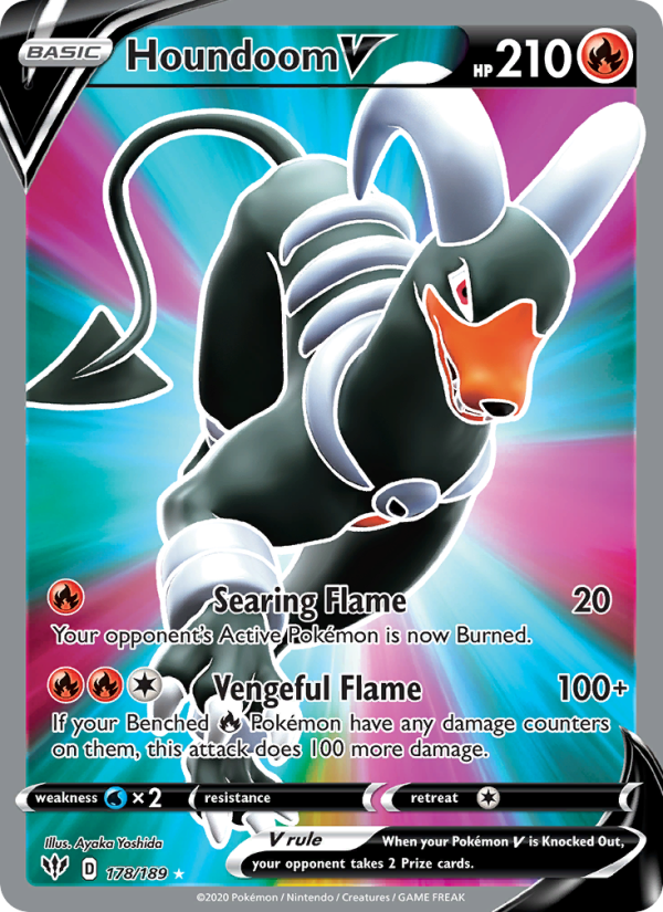 Houndoom V - Pokémon TCG Card