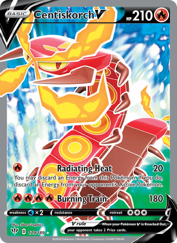 Centiskorch V - Pokémon TCG Card