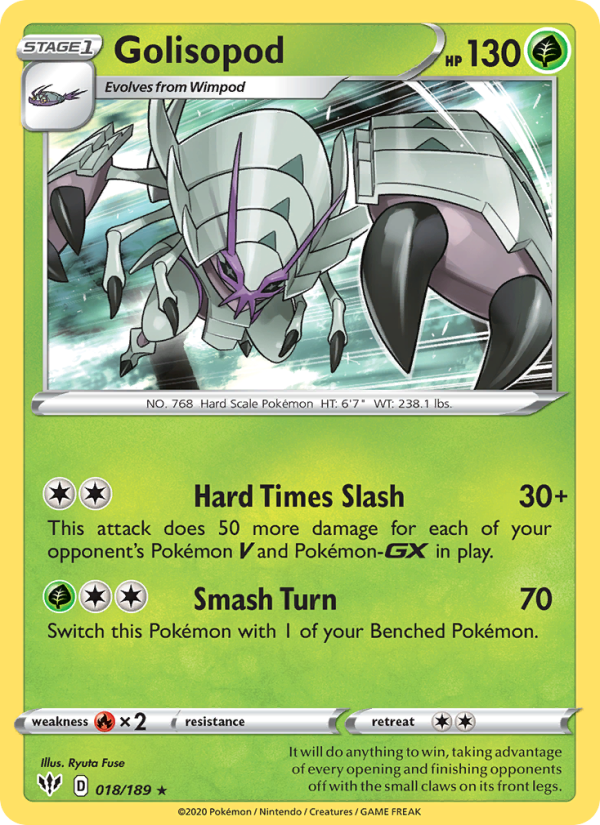 Golisopod - Pokémon TCG Card