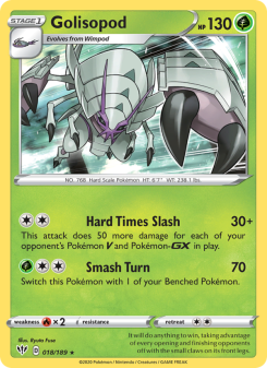 Golisopod - pokemon TCG Card