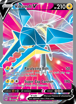 Vikavolt V - pokemon TCG Card