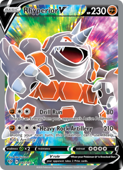 Rhyperior V - pokemon TCG Card
