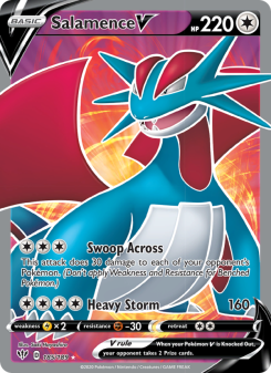 Salamence V - pokemon TCG Card