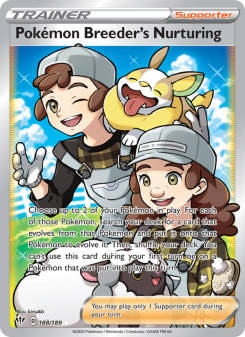 Pokémon Breeder's Nurturing - pokemon TCG Card