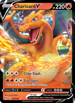 Charizard V - pokemon TCG Card