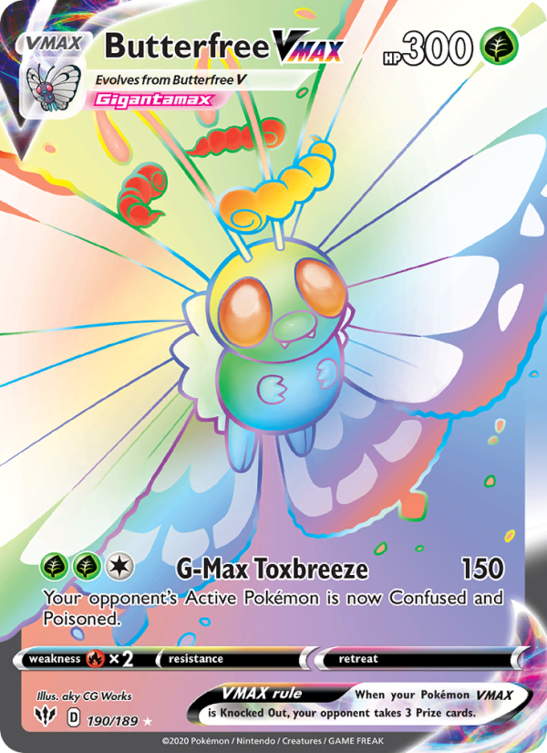 Butterfree VMAX - Pokémon TCG Card