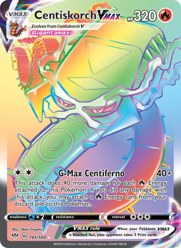 Centiskorch VMAX - Pokémon TCG Card