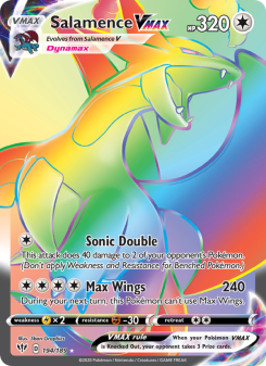 Salamence VMAX - pokemon TCG Card