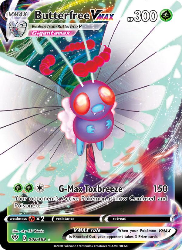 Butterfree VMAX - Pokémon TCG Card