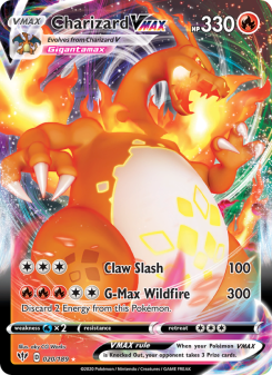 Charizard VMAX - pokemon TCG Card