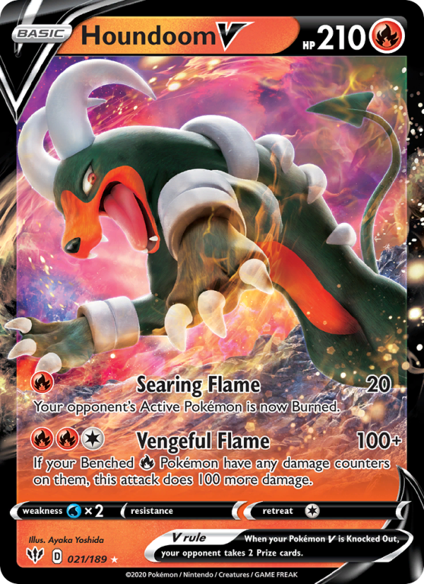 Houndoom V - Pokémon TCG Card