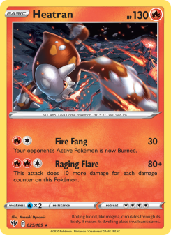 Heatran - pokemon TCG Card