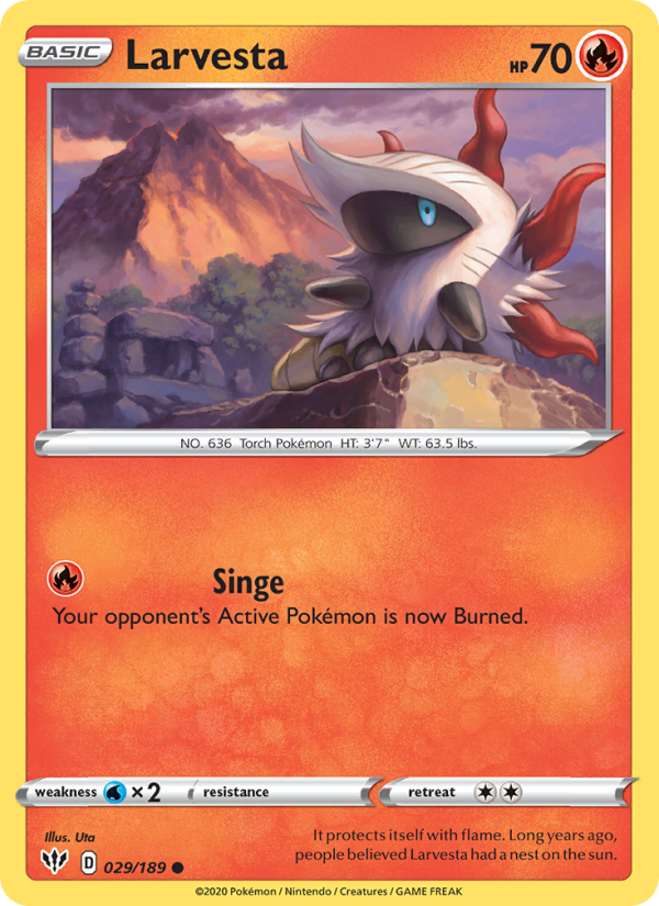 Larvesta - Pokémon TCG Card