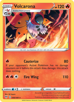 Volcarona - pokemon TCG Card