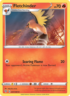 Fletchinder - pokemon TCG Card