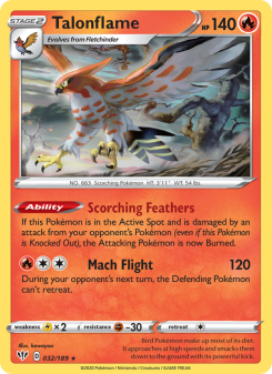 Talonflame - pokemon TCG Card