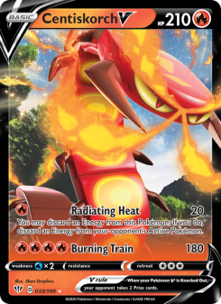 Centiskorch V - pokemon TCG Card
