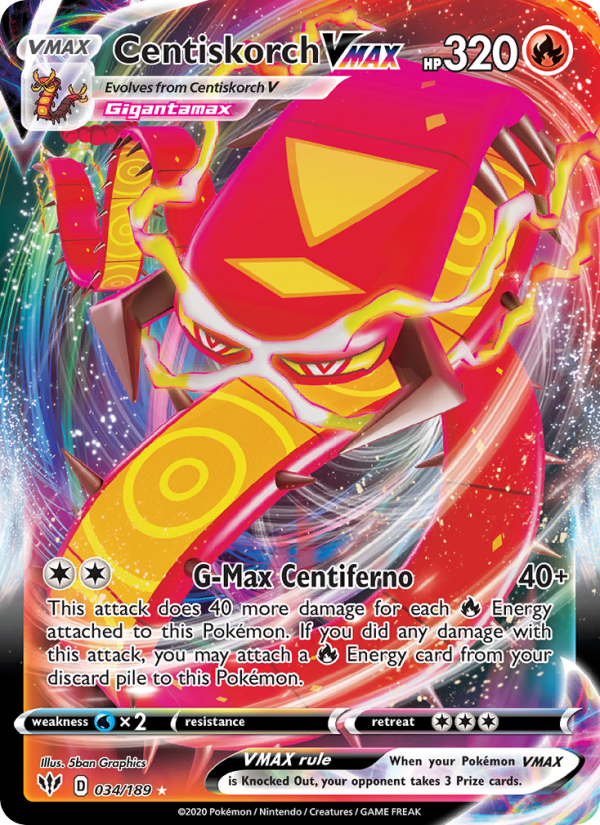Centiskorch VMAX - Pokémon TCG Card