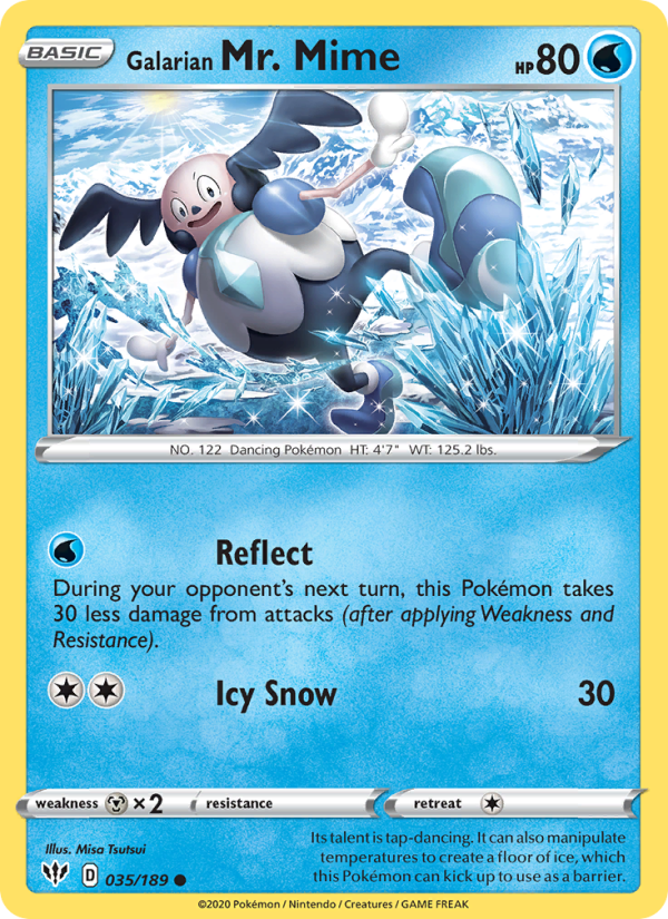 Galarian Mr. Mime - Pokémon TCG Card