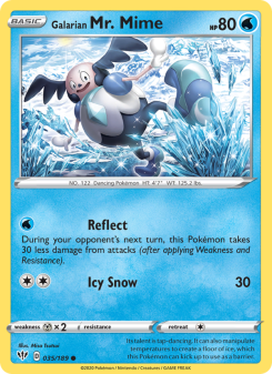 Galarian Mr. Mime - pokemon TCG Card