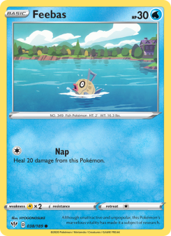 Feebas - pokemon TCG Card
