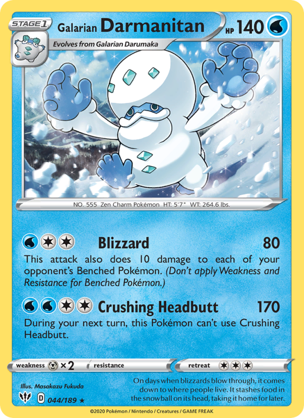Galarian Darmanitan - Pokémon TCG Card