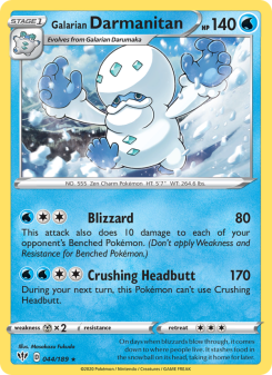 Galarian Darmanitan - pokemon TCG Card