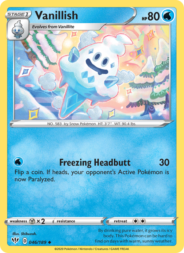 Vanillish - Pokémon TCG Card