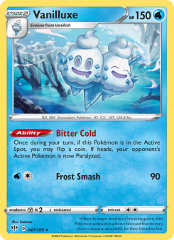 Vanilluxe - pokemon TCG Card
