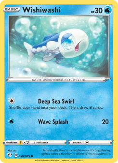 Wishiwashi - pokemon TCG Card
