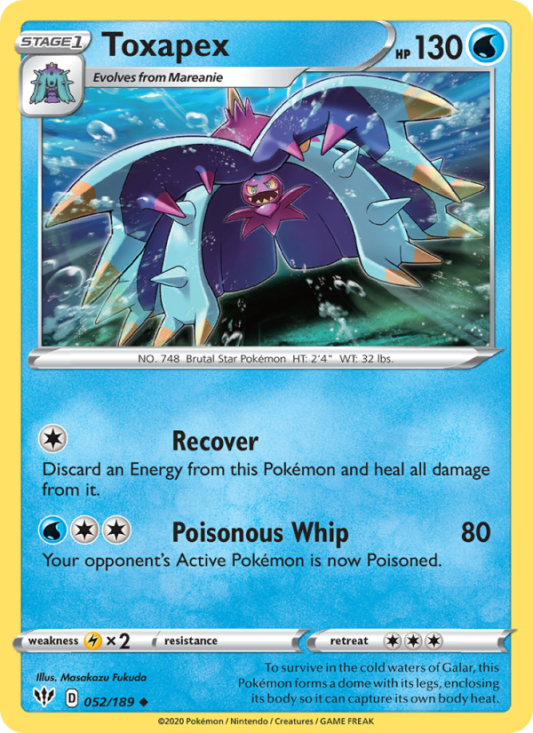 Toxapex - Pokémon TCG Card