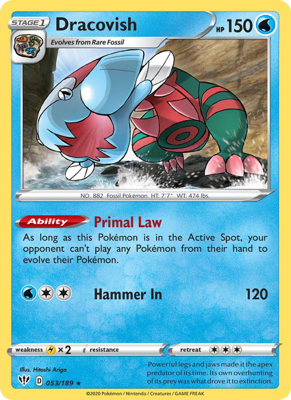 Dracovish - Pokémon TCG Card