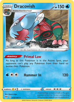 Dracovish - pokemon TCG Card