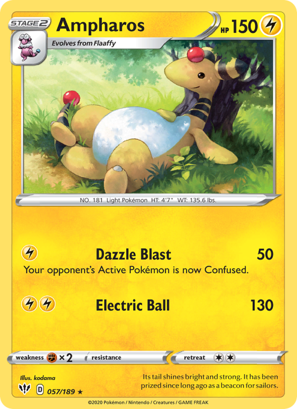Ampharos - Pokémon TCG Card