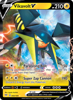 Vikavolt V - pokemon TCG Card