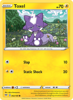 Toxel - pokemon TCG Card