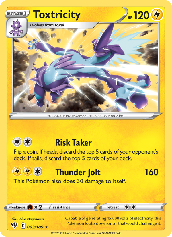 Toxtricity - Pokémon TCG Card