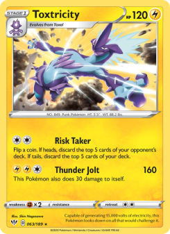 Toxtricity - pokemon TCG Card