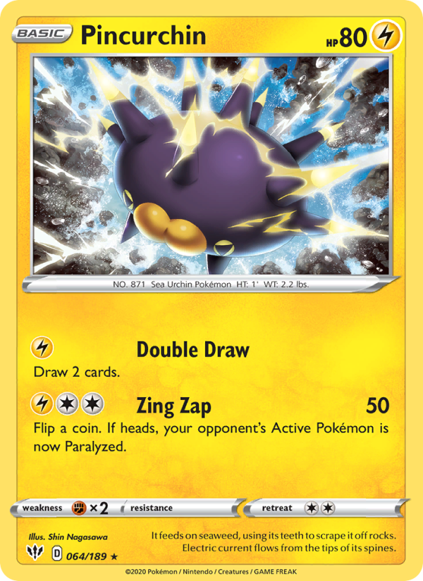 Pincurchin - Pokémon TCG Card