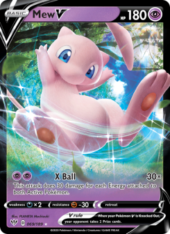 Mew V - pokemon TCG Card