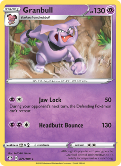 Granbull - pokemon TCG Card