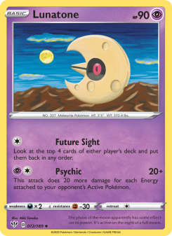Lunatone - pokemon TCG Card